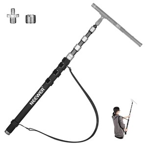 Neewer - MS300C Mikrofon için Karbon Boom Kolu 300cm Gri