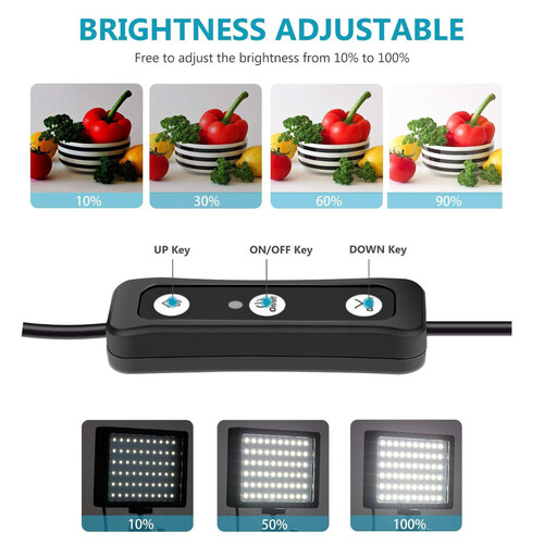 Neewer 5600K USB LED İkili Video Işık Kiti (10100791)