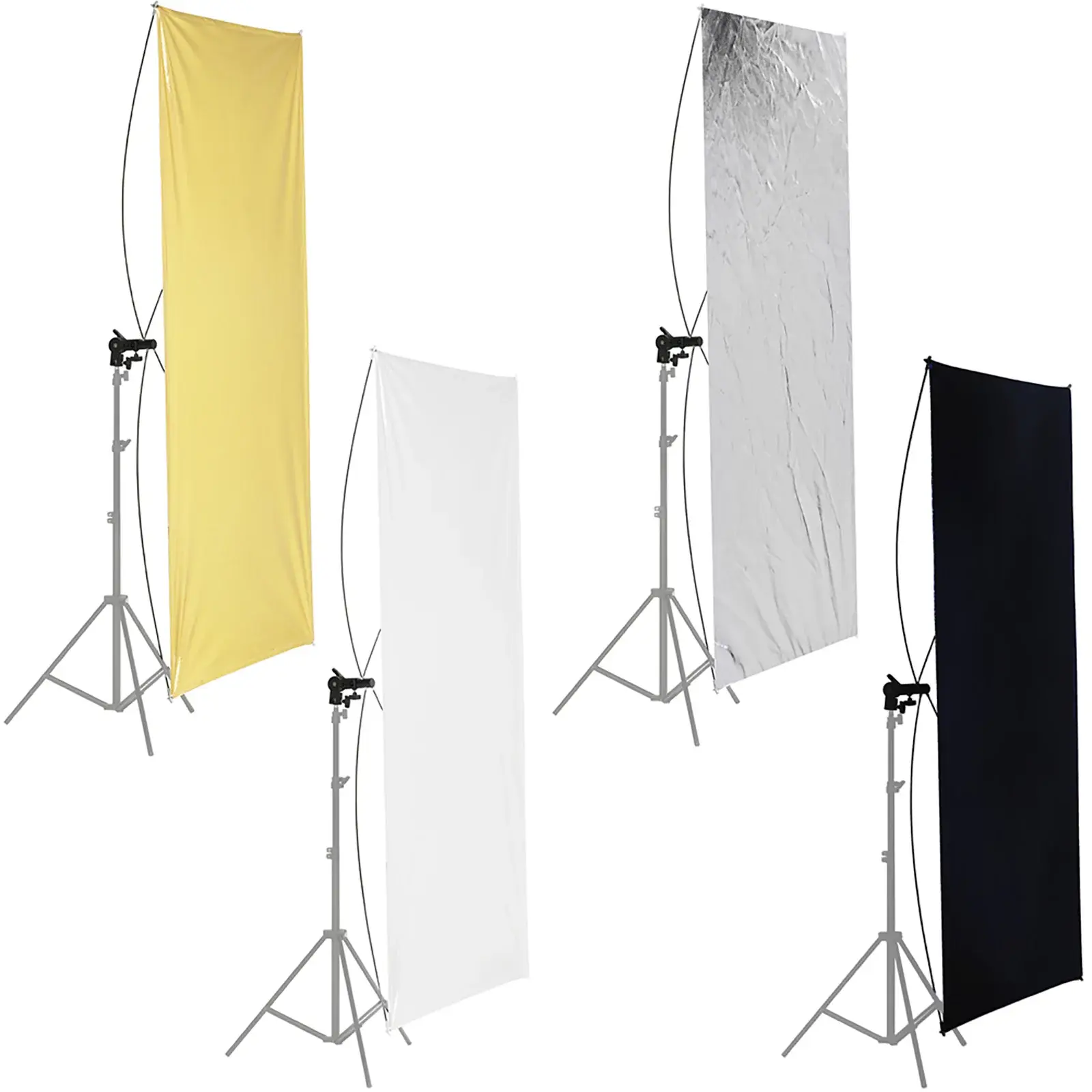 Neewer - Neewer RF-0918 90x180cm Sunbounce Reflektör Set (Altın/Gümüş/Siyah/Beyaz)