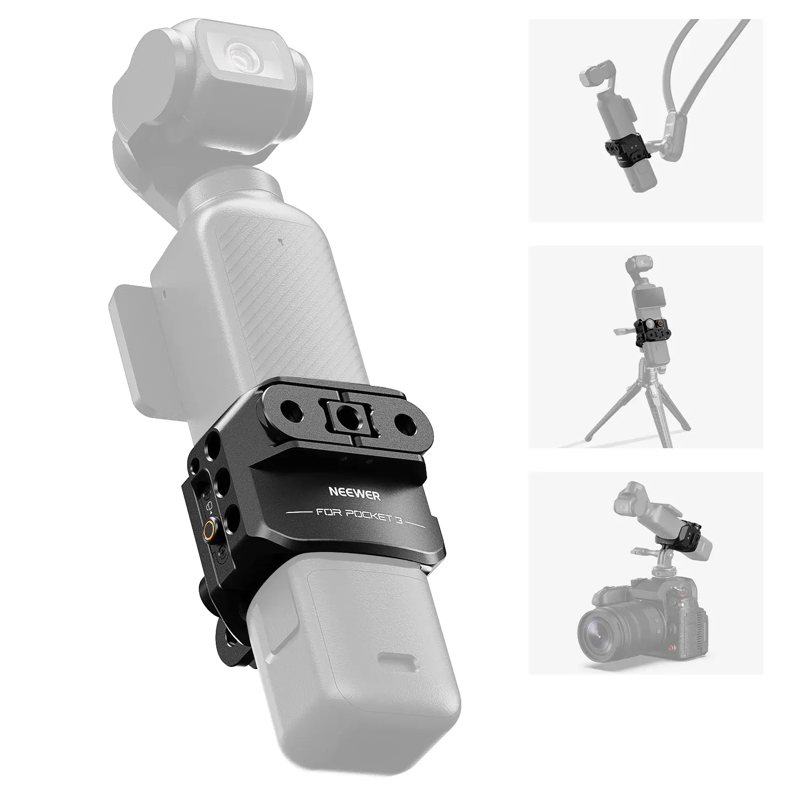 Neewer - Neewer AC009 DJI Osmo Pocket 3 Aksiyon Kamera Kafesi (1)