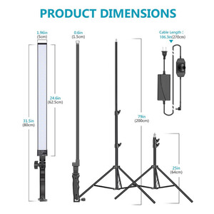 Neewer - Neewer BH-30S 60 LED İkili Tüp Işık Kiti (10096805) (1)