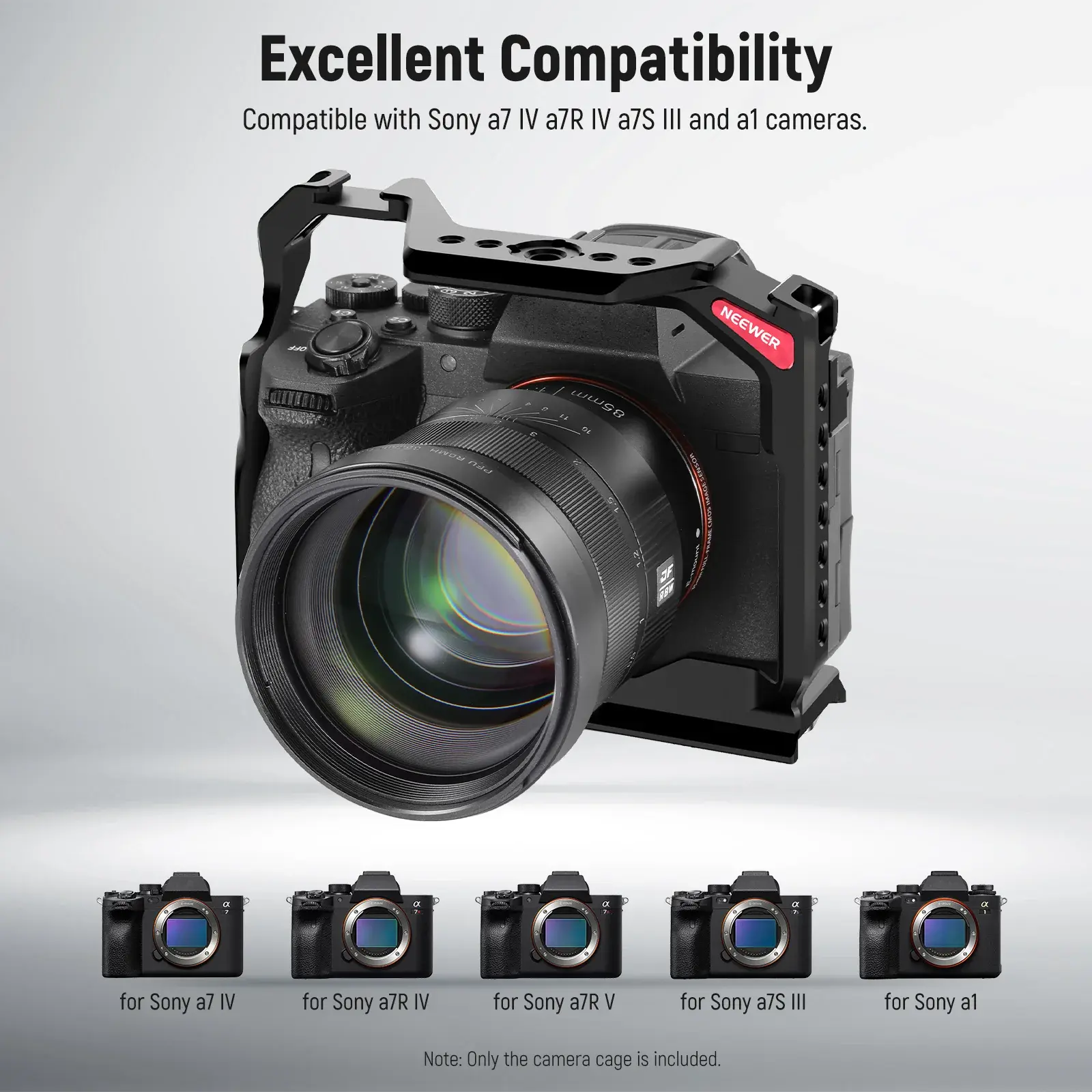 Neewer CA004 Sony A7 IV / A 7R V / A 7S III / A1 Uyumlu Kamera Kafesi