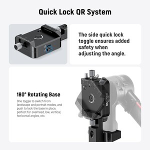 OEM - NEEWER CA108 DJI Ronin RS2 / RS3 / RS4 için Dikey Hızlı Değiştirme Plakası (1)