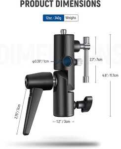 Neewer - Neewer FB-1 H Tip Evrensel Flaş Tutucu İkili Kit (1)