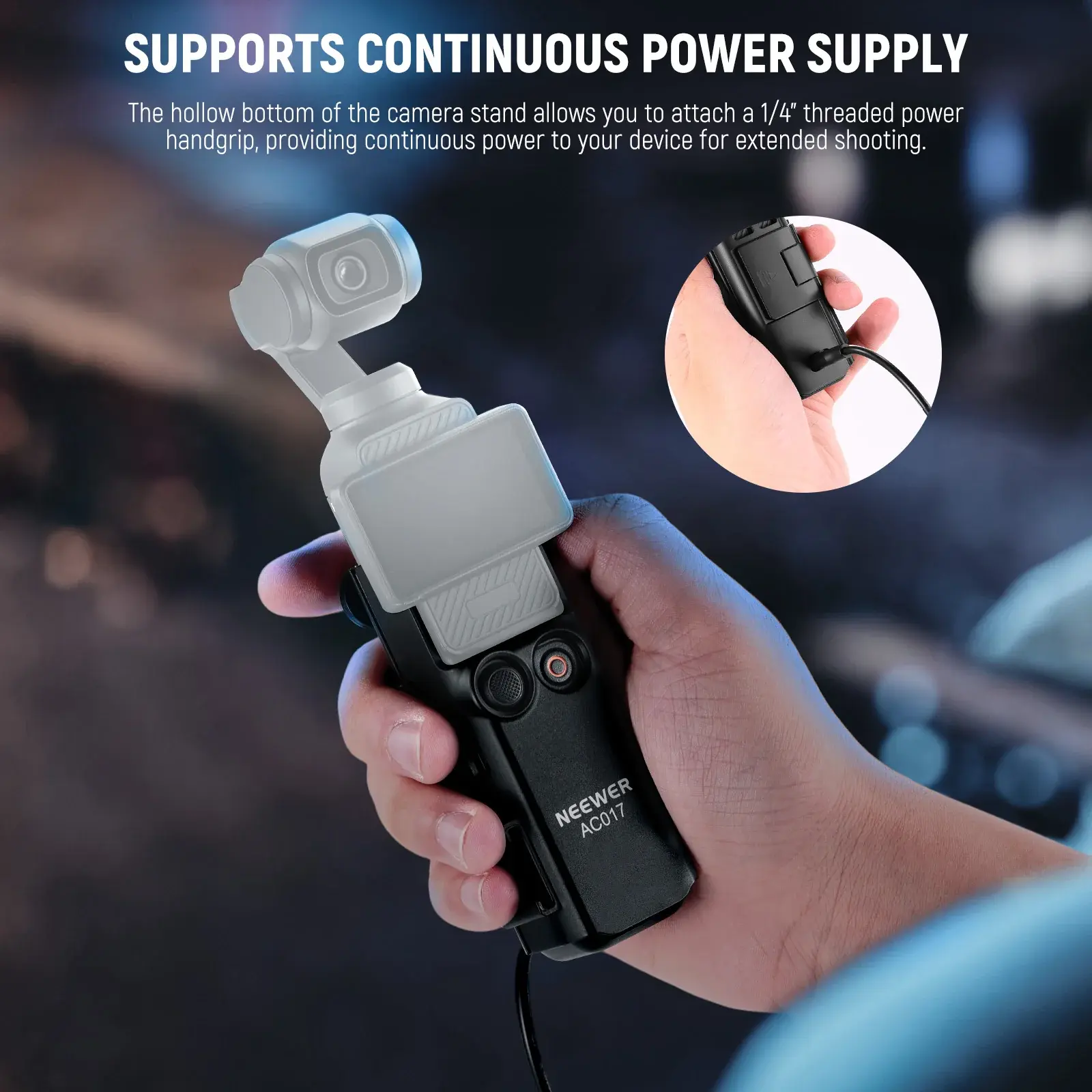 NEEWER GP-59 DJI Osmo Pocket 3 Uzatma Adaptör Kiti - Thumbnail
