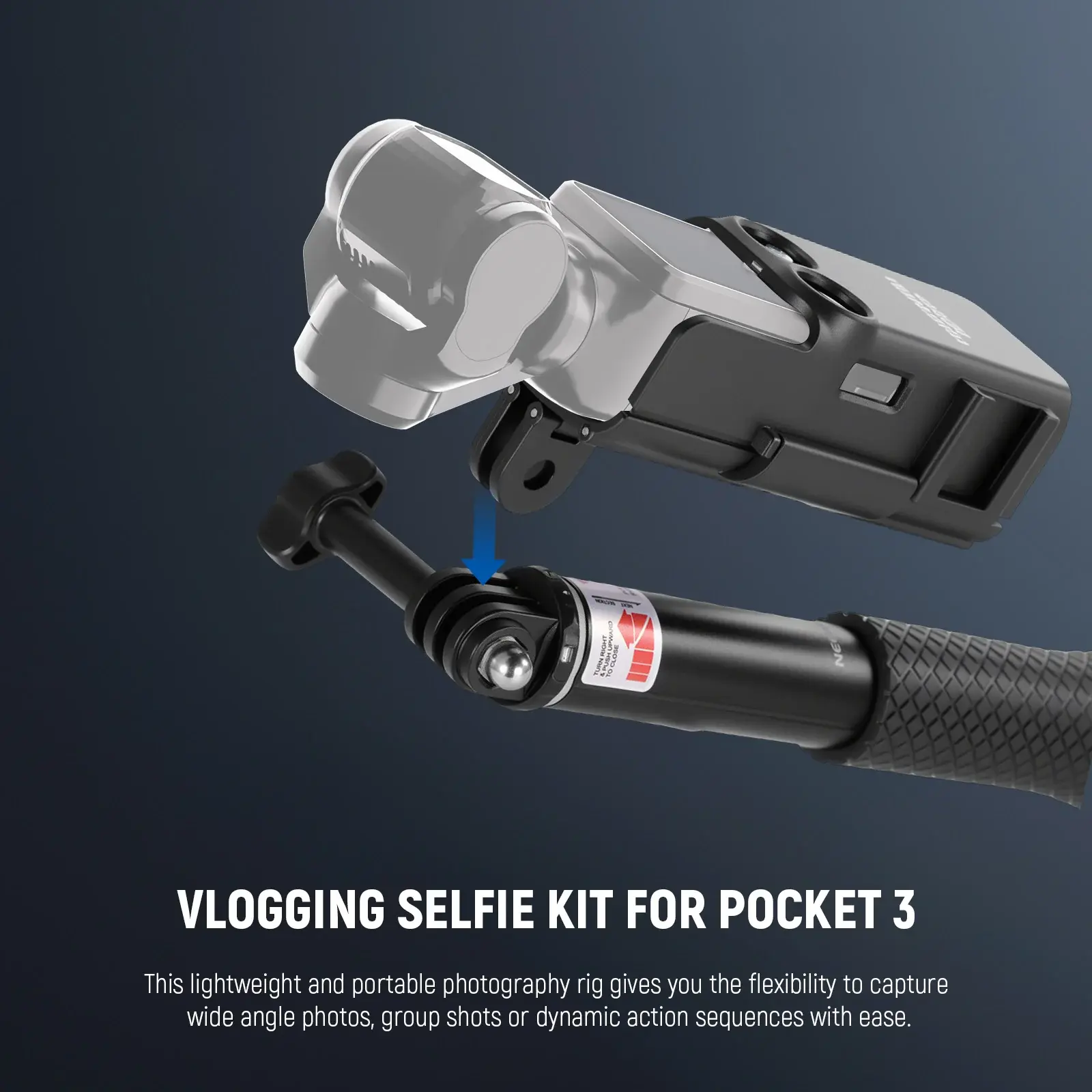 NEEWER GP-59 DJI Osmo Pocket 3 Uzatma Adaptör Kiti - Thumbnail