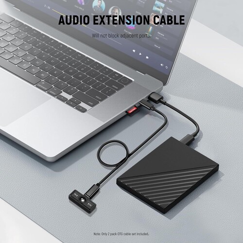 NEEWER LM7 2'li OTG Adaptör Kablo Seti USB-C / iOS