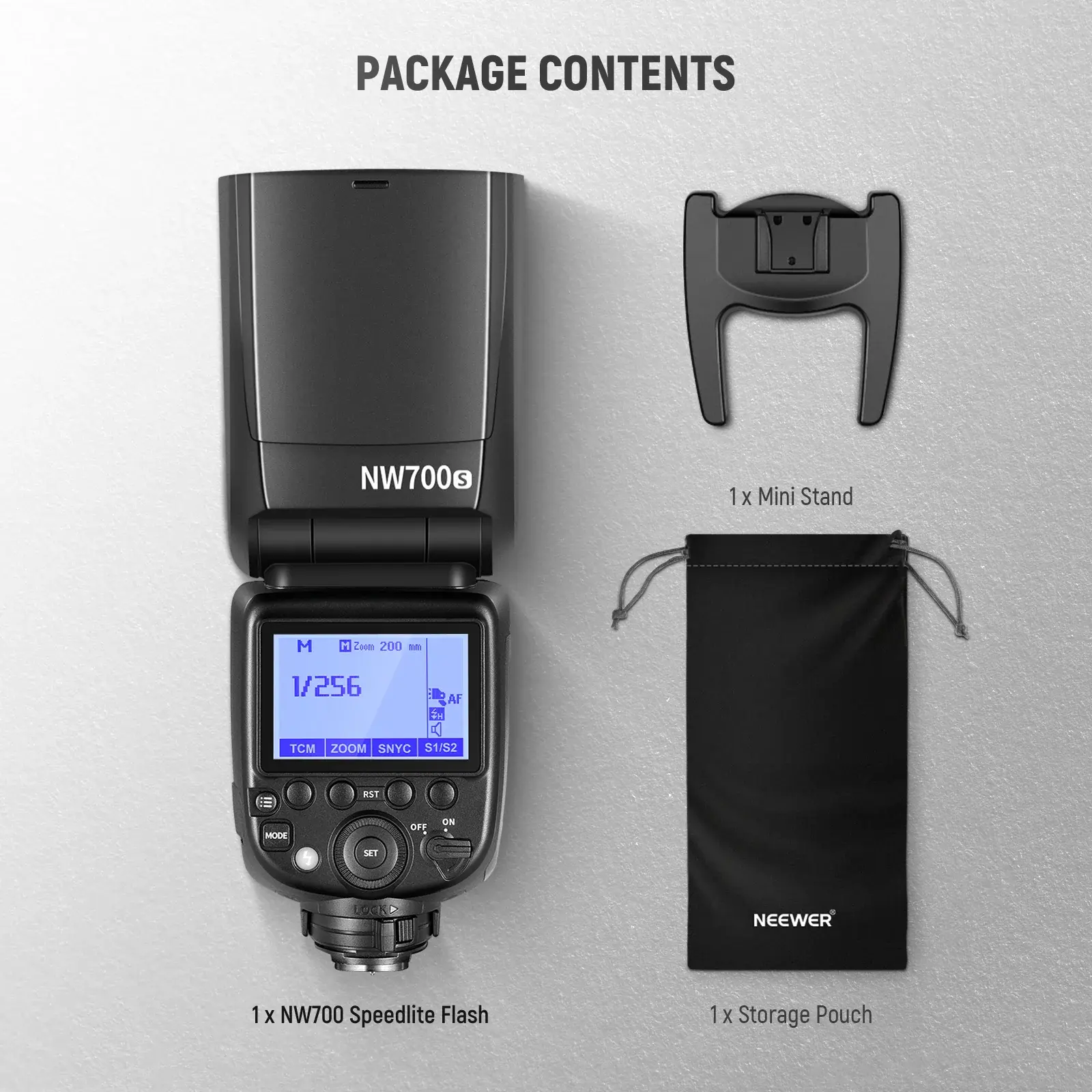 Neewer NW700-C E-TTL Flaş Speedlite - Canon Uyumlu - Thumbnail
