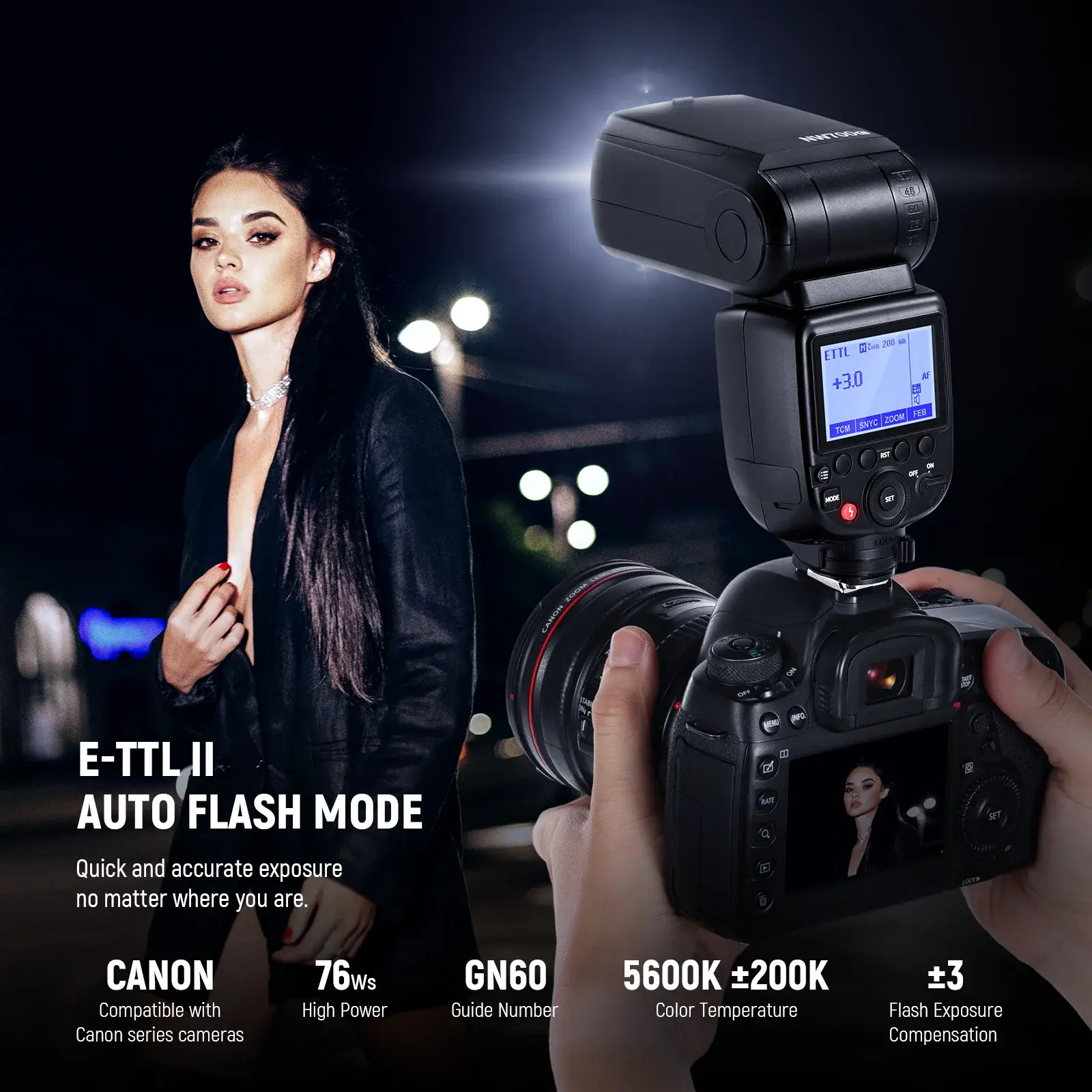 Neewer NW700-N i-TTL Flaş - Nikon Uyumlu - Thumbnail