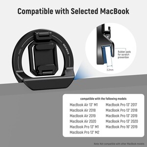 NEEWER PA031 Laptop MagsafeTutucu & Coldshoe Mount - Thumbnail