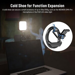 NEEWER PA031 Laptop MagsafeTutucu & Coldshoe Mount - Thumbnail