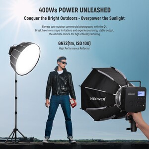 Neewer Q4 400Ws 2.4G TTL Ürün Çekim Seti (Masa) - Thumbnail