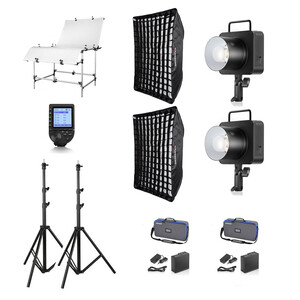Neewer - Neewer Q4 400Ws 2.4G TTL Ürün Çekim Seti (Masa)