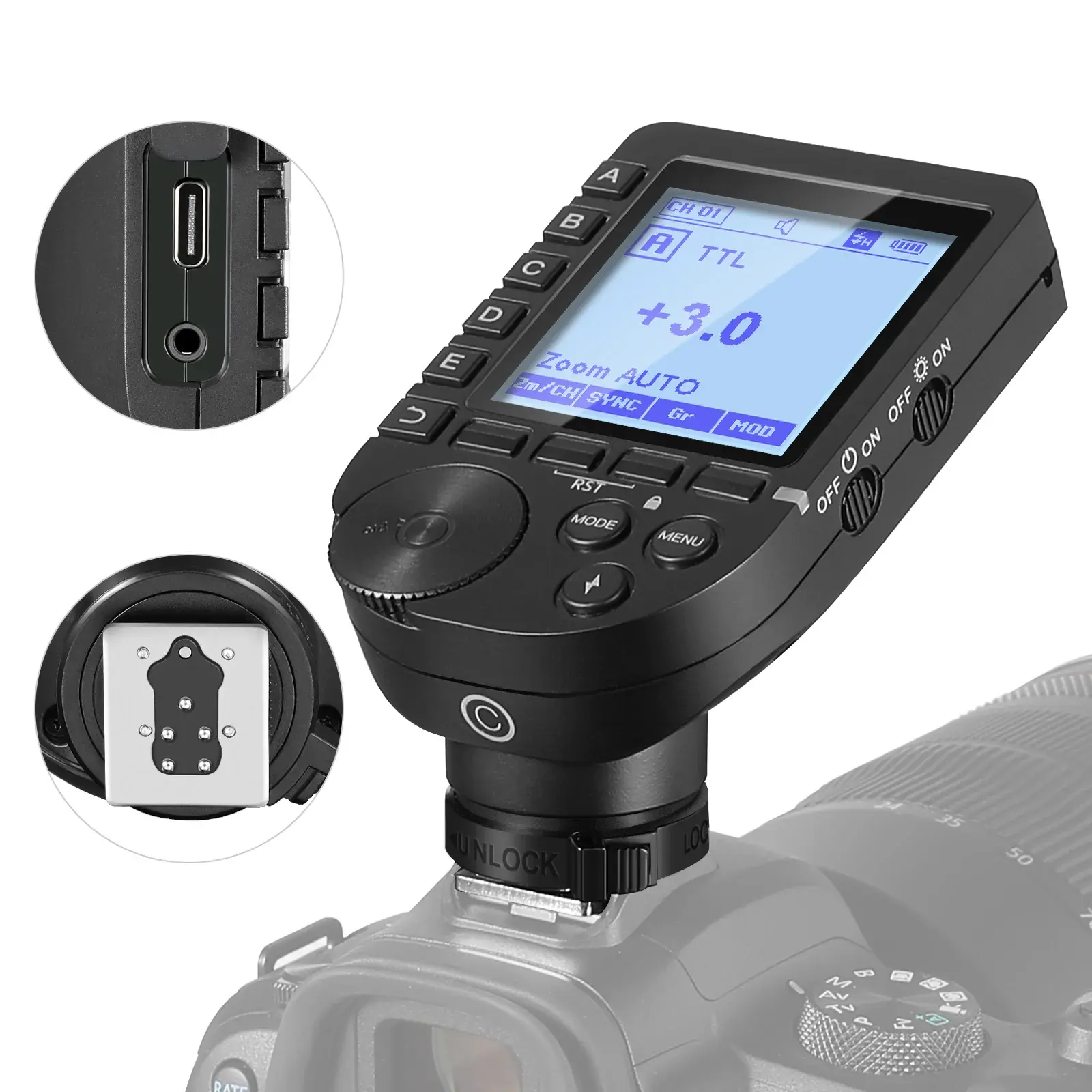 Neewer - NEEWER QPRO-C Canon Uyumlu TTL Kablosuz Flaş Tetikleyici (1)