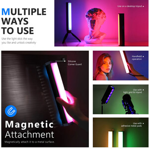 Neewer RGB1 Manyetik El Tipi LED Işık Tüpü - Thumbnail