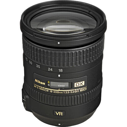Nikon AF-S DX NIKKOR 18-200mm f/3.5-5.6G ED VR II Lens