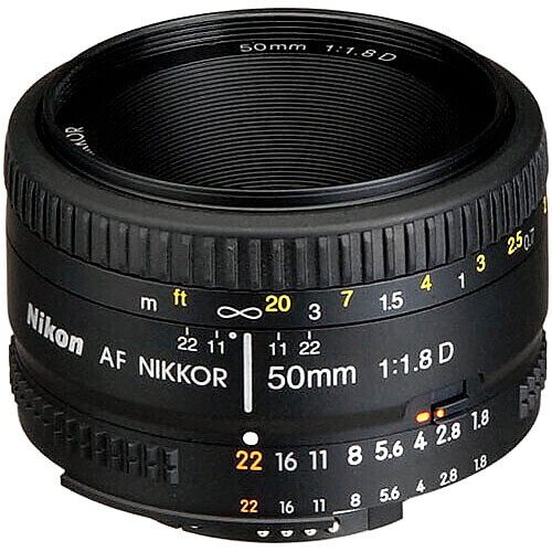 Nikon AF NIKKOR 50mm f/1.8D Lens