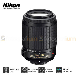 Nikon - Nikon 55-200mm f/4-5.6G AF-S IF-ED VR II Lens