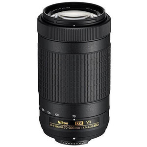 Nikon - Nikon 70-300mm AF-P f/4.5-6.3 DX ED VR Lens