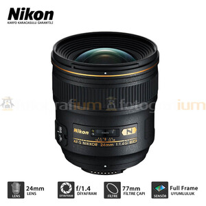 Nikon - Nikon AF-S 24mm f/1.4G ED Lens