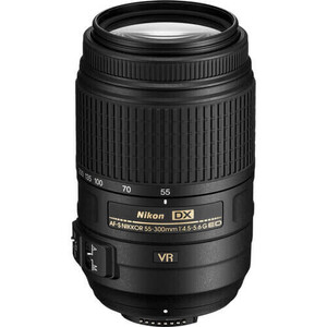 Nikon AF-S 55-300mm f/4.5-5.6G ED VR Lens - Thumbnail
