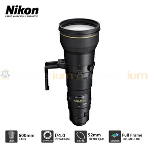 Nikon - Nikon AF-S 600mm f/4G ED FL VR Lens