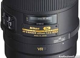 Nikon AF-S 600mm f/4G ED FL VR Lens - Thumbnail