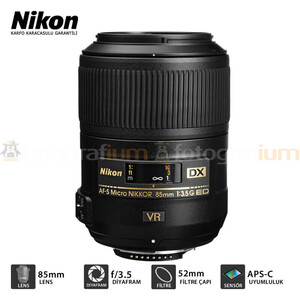 Nikon - Nikon AF-S DX Micro 85mm f/3.5G ED VR Lens