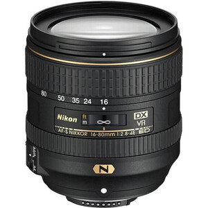 Nikon - Nikon AF-S DX NIKKOR 16-80mm f/2.8-4E ED VR Lens