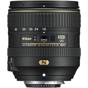Nikon - Nikon AF-S DX NIKKOR 16-80mm f/2.8-4E ED VR Lens (1)