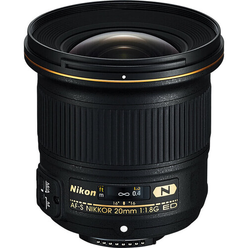 Nikon AF-S NIKKOR 20mm f/1.8G ED DSLR Lens