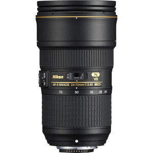 Nikon - Nikon AF-S NIKKOR 24-70mm f/2.8E ED VR Lens