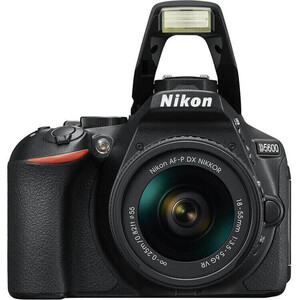 Nikon D5600 18-55mm VR AF-P Lens DSLR Fotoğraf Makinesi - Thumbnail