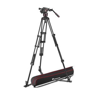 Manfrotto - Manfrotto Nitrotech (MVK608TWINGA) 608 Video Head Aluminum Twin Leg Tripod Gs