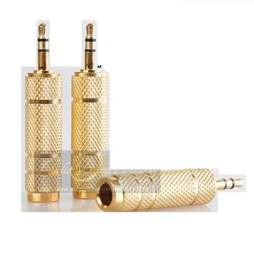 OEM Marka JC35 Stereo Ses Jakı 3.5mm Erkek 6.5mm Dişi Adaptörü