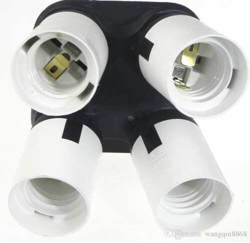 OEM Marka L004 50x70 Softbox için (4'lü) Ampul Yuvası
