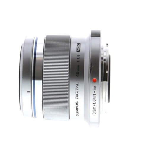 Olympus 45mm f/1.8 MSC Prime Lens Gümüş