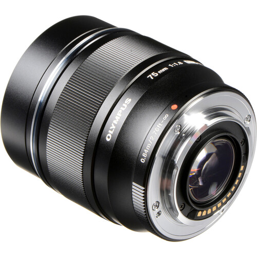 Olympus 75mm f/1.8 MFT Lens (Siyah)