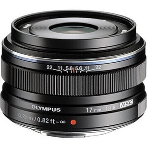 Olympus - Olympus M.Zuiko Digital 17mm f/1.8 Lens Siyah (1)