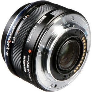 Olympus M.Zuiko Digital 17mm f/1.8 Lens Siyah - Thumbnail