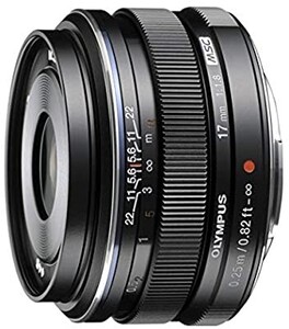Olympus M.Zuiko Digital 17mm f/1.8 Lens Siyah - Thumbnail