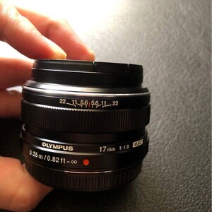 Olympus M.Zuiko Digital 17mm f/1.8 Lens Siyah - Thumbnail