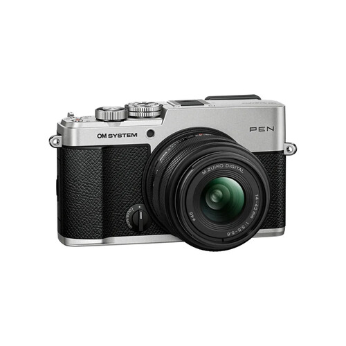 Olympus OM SYSTEM PEN Gümüş + M.Zuiko 14-42mm F3.5-5.6 III Objektif Kiti