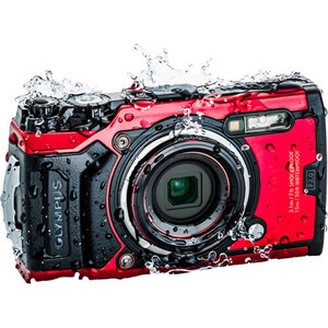 Olympus - Olympus Tough TG-6 Dijital Fotoğraf Makinesi (Kırmızı) (1)