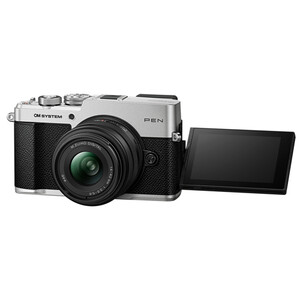 OM System PEN Aynasız Fotoğraf Makinesi (Gümüş) - Thumbnail