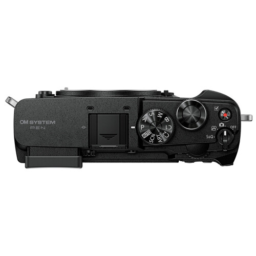 OM System PEN Aynasız Fotoğraf Makinesi (Siyah)