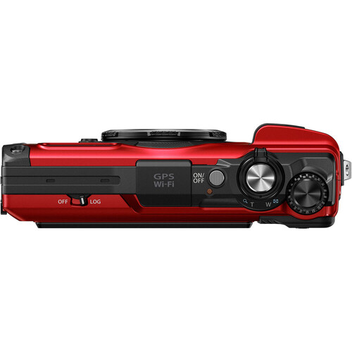 OM SYSTEM Tough TG-7 Dijital Fotoğraf Makinesi (Kırmızı)