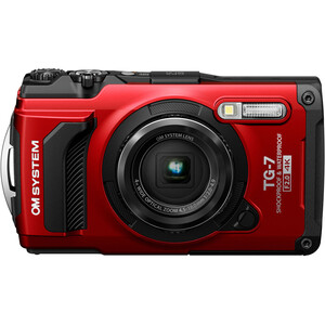 OM SYSTEM Tough TG-7 Dijital Fotoğraf Makinesi (Kırmızı) - Thumbnail