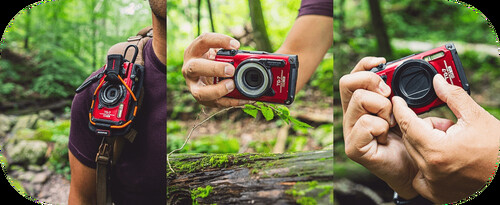 OM SYSTEM Tough TG-7 Dijital Fotoğraf Makinesi (Siyah)
