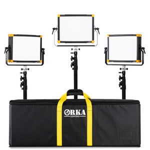 Orka Lighting - Orka Lighting Studio Bi-Color Led X Actual V-Mount OR-4009 (1)